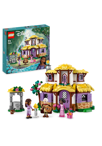 LEGO® ǀ Disney Asha’nın Evi 43231 - 7 Yaş & Üzeri Çocuklar için İnşa Edilebilen Yaratıcı Oyuncak Yapım Seti (509 Parça)