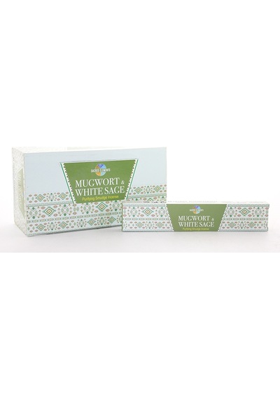 Hem Sacred Elements Mugwort &amp White Sage Masala Aromalı Çubuk Tütsü Renkli