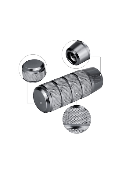 Üniversal 9.5 Cm Jdm Metal Spor Görünümlü Vites Topuzu Aparatlı Alüminyum Alaşım Otomatik-manuel Yarış Vites Kolu Titanyum Gri 00 Şüscaroto Aksesuar Titanyum Gri