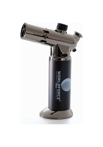 Worldforce Turbo Torch Piezo 1300° Doldurulabilir Jet Pürmüz N11.3481 Siyah