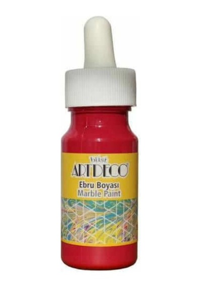 Artdeco Ebru Boyası 30 Ml 16B05 Kırmızı