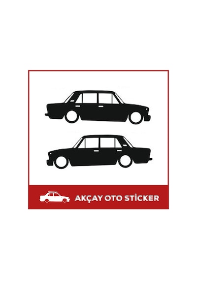Murat 124 Sticker Murat 124 Gölge Sticker Murat Oto Sticker
