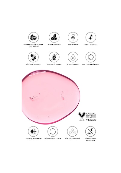 Cream Co. Parlatıcı Nemlendirici Besleyici Dudak Bakım Yağı Lip Oil Gloss - Raspberry