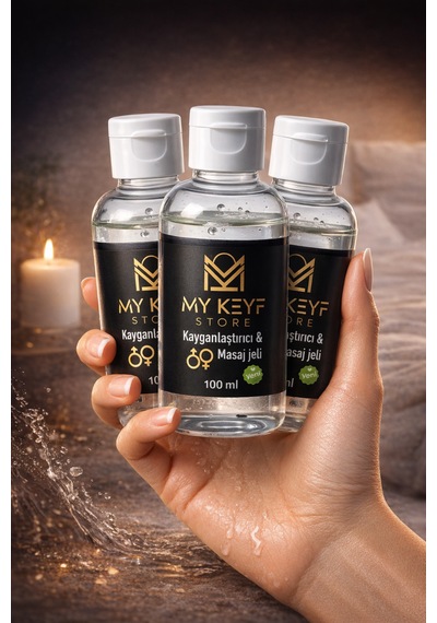 My Keyf Masaj Jeli & Kayganlaştırıcı 300 Ml Kokusuz Renksiz Su Bazlı