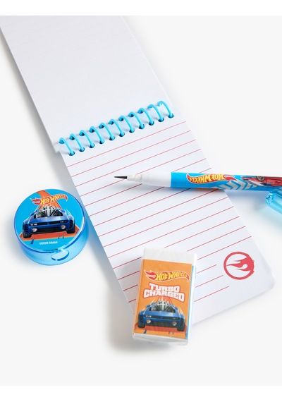 Koton Lisanslı Hot Wheels Kırtasiye Seti Mavi 7wak70361aa