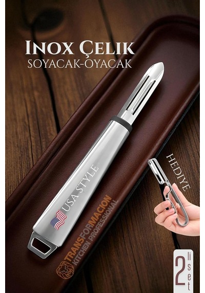 Transformacion Inox Soyacak - Sebze Soyacağı - Kabak Dolma Oyacağı 2 Li Set 722011 Model 2 Diğer