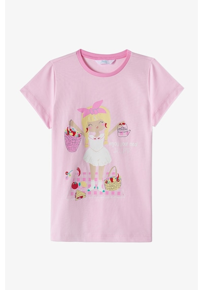 Penti Pembe Kız Çocuk Fresh Picnic Pamuklu 2li Pijama Takımı