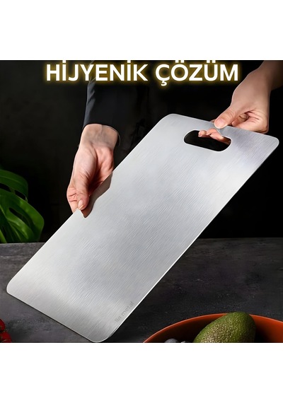 Cvs Dn 00137 Paslanmaz Celık Kesme Tahtası Metal
