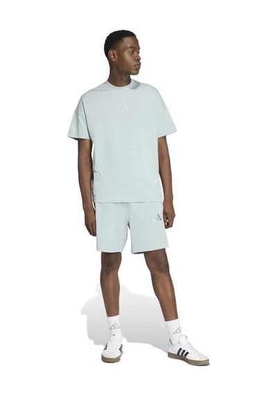 Adidas All Szn Erkek Yeşil Yuvarlak Yaka Tişört Yeşil
