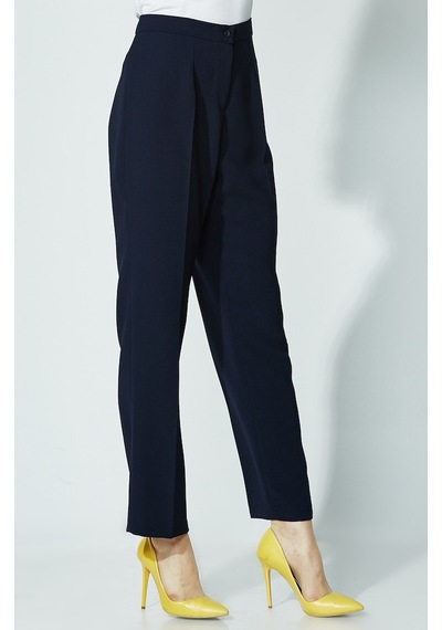 Soralline Kadın Büyük Beden Pantalon 1671 Lacivert