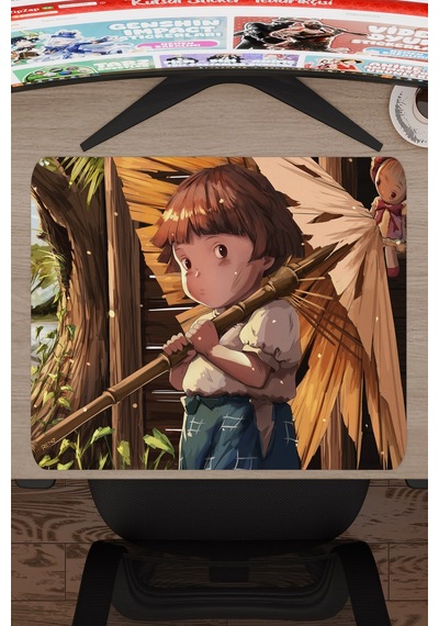 Ateşböceklerinin Mezarı Anime V3 - 48x40 Xl Gaming Kauçuk Kaymaz Taban Mouse Pad Fare Altlığı