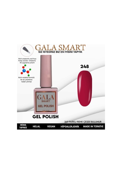 Gala Smart Classic Kalıcı Oje 10 Mle No:248
