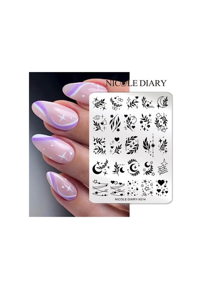 Nicole Diary Metal Stampa Tabakası X014 56261