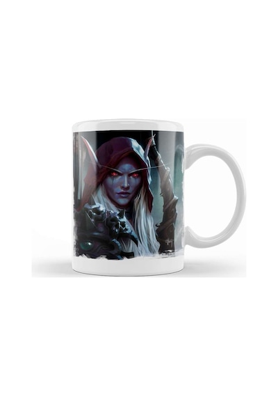 Ksylvanas Windrunner World Of Warcraft Wow Upa Bardak Porselen Karışık