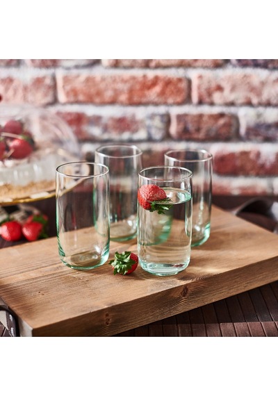 420805 Aware 4'lü Bardak - 365 Ml Yeşil