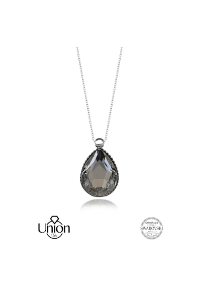 Union Swarovski Crystal Kadın Damla Gümüş Kolye (550093198)