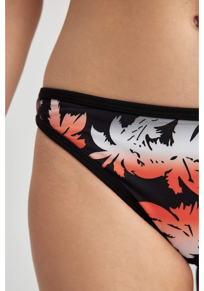 DeFactoFit Sörfçü Desenli Bikini Altı Z9373AZ23HSBK81 Siyah