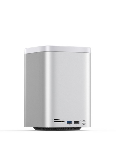 Orico M435 Mini Tower Mac Mini 2024 Workstation - M.2 Nvme, 2xhdd Yuvalı,raıd,usb 3.2,type-c,sd/tf Card