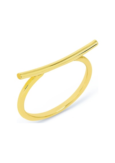 Kuyumcudukkani Elişi Çubuklu Taşsız Yüzük-10358-g Gold