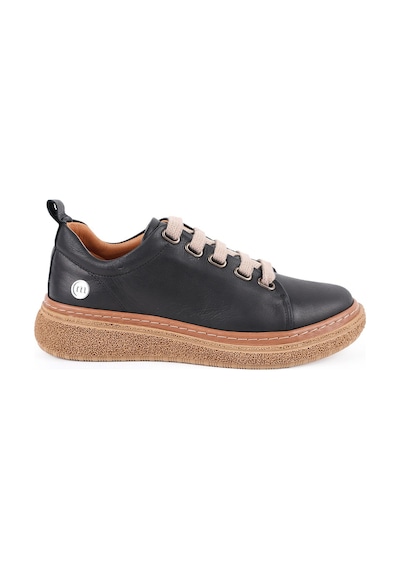 Mamma Mia Kadın Sneaker Bağcıklı Hakiki Deri Chunky Hafif Taban Yastıklamalı Yürüyüş 26y-7750 Siyah Mamma Mia Kadın Sneaker Bağcıklı Hakiki Deri Chunky Hafif Taban Yastıklamalı Yürüyüş 26y-7750 Siyah