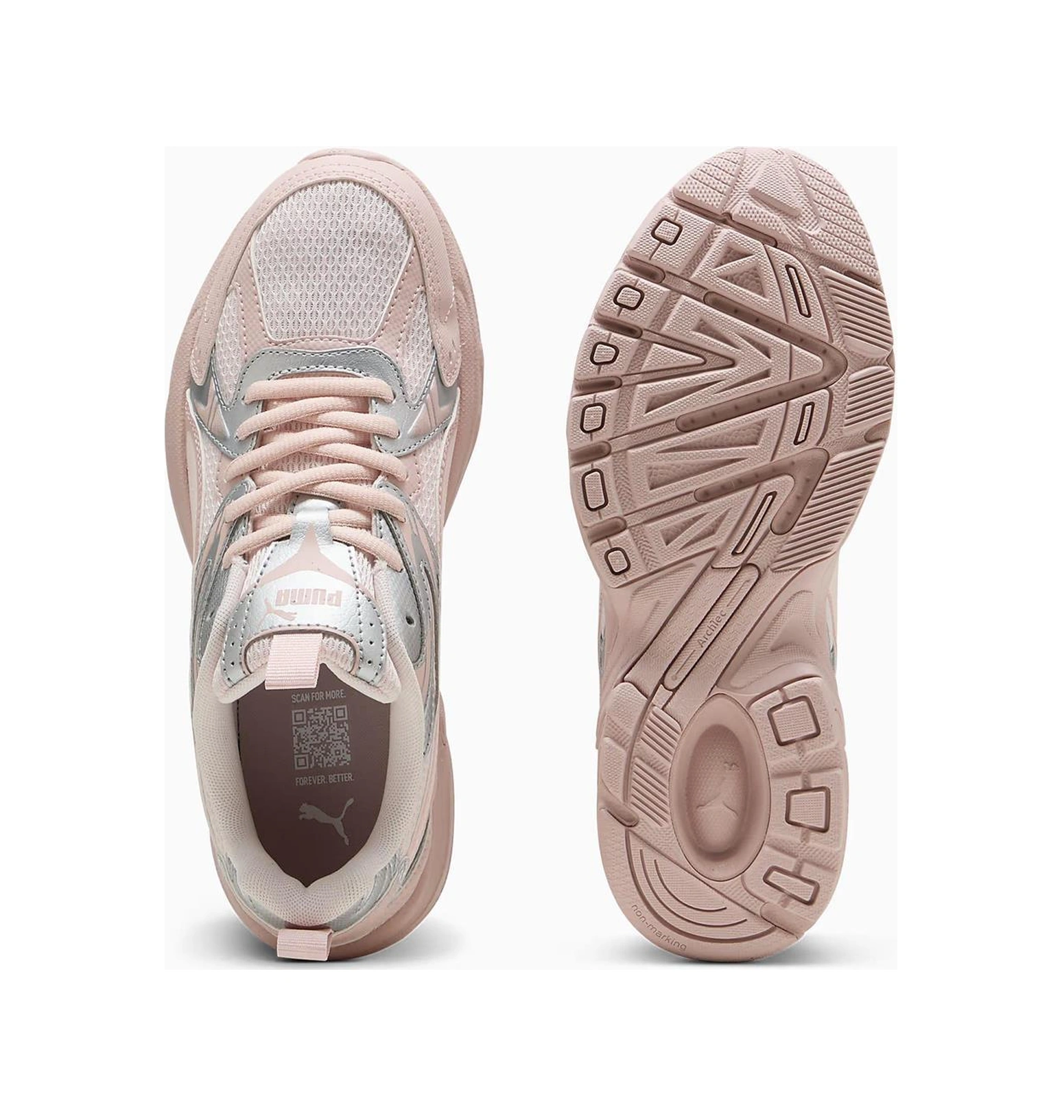 Puma 402623 07 Milenio Tech Pembe-gümüş Kadın Spor Ayakkabı Pembe