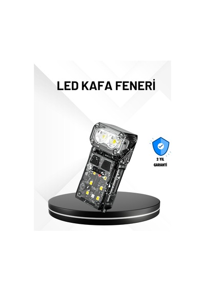 Sepetopia Sensörlü Led Kafa Feneri Şarj Edilebilir Manyetik Eller Serbest