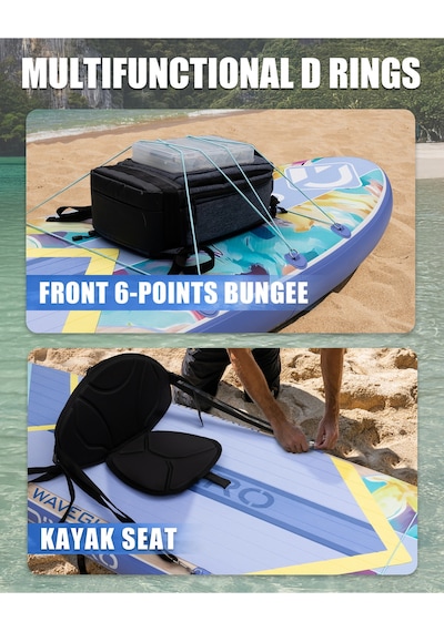 Wave Glide Flowers 335x84x15 Cm Premium Şişme Paddle Board Sup Özel Seri Full Set