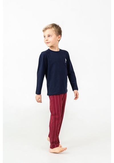 U.S. Polo Assn. Erkek Çocuk Pijama Takımı Baskılı Lacivert Uzun Kol Pijama Takımı Us2645-c-v1 Us2645-c-v1 U.S. Polo Assn. Erkek Çocuk Pijama Takımı Baskılı Lacivert Uzun Kol Pijama Takımı Us2645-c-v1 Us2645-c-v1