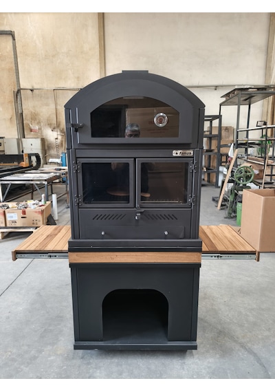 Fanus B200 Metal Fırınlı Barbekü Antrasit