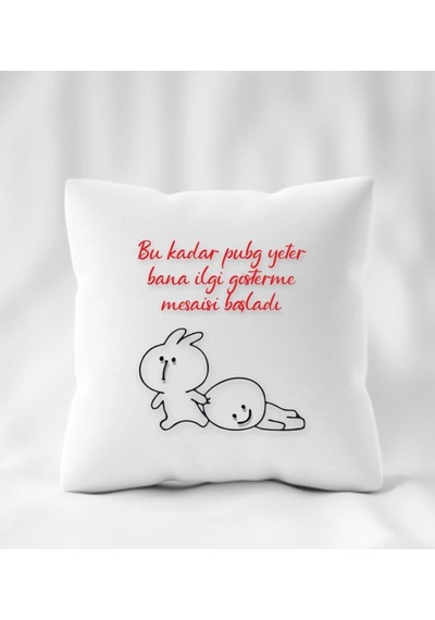 Pubg Temalı Yastık 40 X 40 Çok Renkli