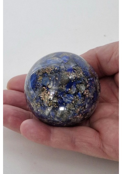 Orgonit Küre Lapis Lazuli Ve Bakır Karışımlı 17ol