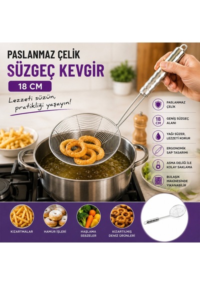 Pablıto Pbt-953 18cm.saplı Metal Kevgir - 10'li Paket Diğer
