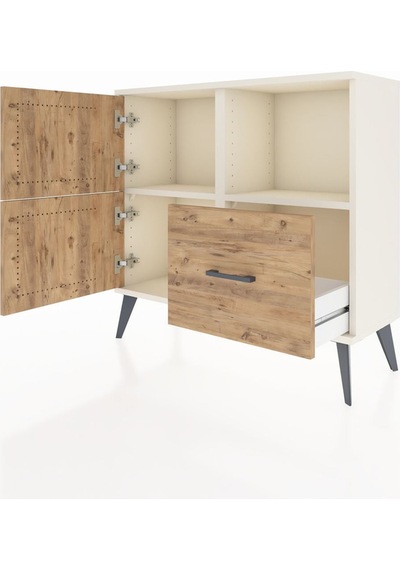 Arges Şifonyer 2 Raflı Tek Çekmeceli 2 Kapaklı 88x30x80 Aytaşı-çam Çam Arges Şifonyer 2 Raflı Tek Çekmeceli 2 Kapaklı 88x30x80 Aytaşı-çam Çam