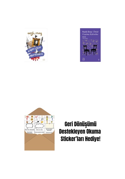 Hayatımın Müsveddesi + Everest Açıkhava 15 - Nazlı Eray: Ömür Uzatma Kahvehanesi Seçme Öyküler + Okuma Sticker'ları