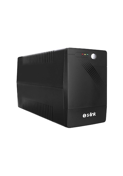 S-link Mıght U100 1000va Ups 12v7ah-2 600w Siyah Line-ınteractive Kesintisiz Ups Güç Kaynağı Kdo