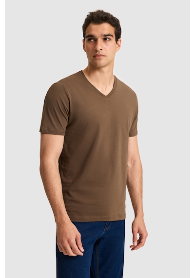 U.S. Polo Assn. U.s. Polo Assn. Erkek Kahverengi Tişört Basic 50326944-vr029