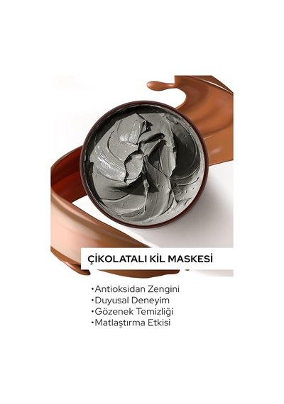 &red Kil Maskesi Yüz Maskesi Çikolata İçerikli Killi Yüz Maskesi - 400g