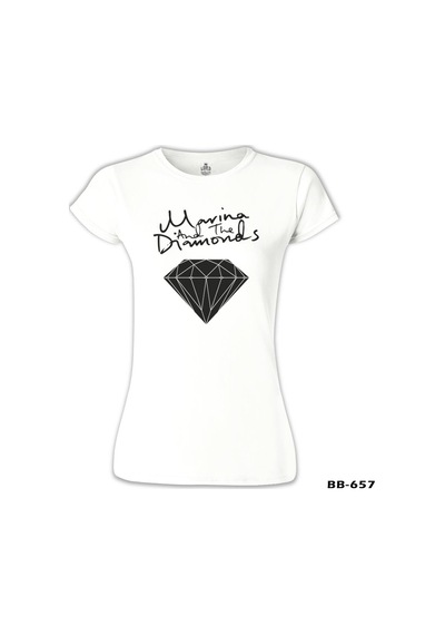 Marina And The Diamonds Beyaz Kadın Tshirt 001