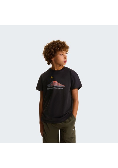 The North Face B Mountaın Nıght Relaxed Ss Tee Genç Tişört Nf0a8g1ujk31 Siyah