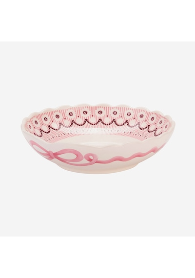 Pembe Stoneware Servis Kasesi 20,5 Cm