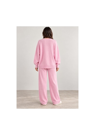 Velora Grup Triko 2'li Takım Oversize Pembe - 938221605 Pembe