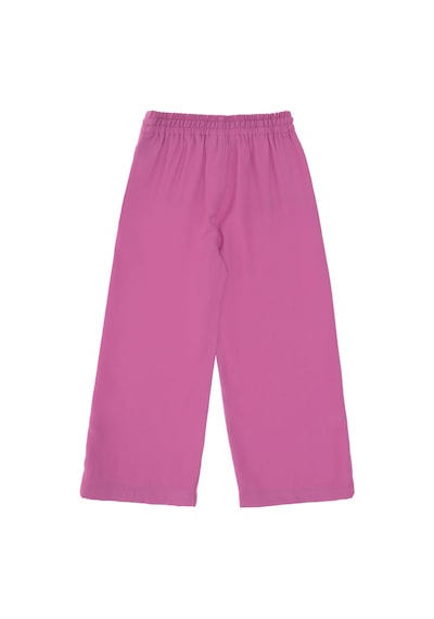U.S. Polo Assn. Kız Çocuk Fuşya Loose Fit Modal Karışımlı Kanvas Pantolon 50309120-VR023