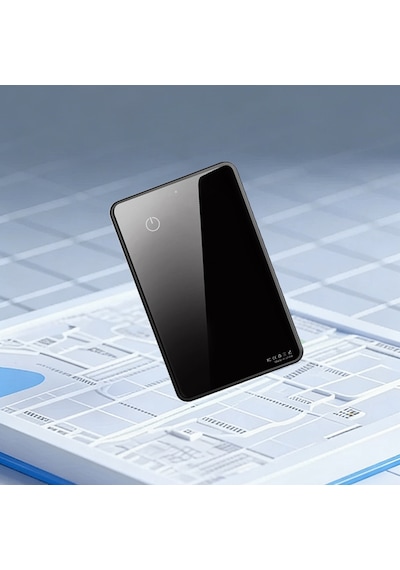 Micflip P041 Nfc Destekli Android Ve Apple Uyumlu iOS Cihazlar İçin Findmy & Find Hub Özellikli Akıllı Kart Siyah