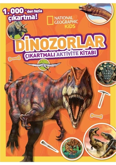 National Geographic Kids Dinozorlar Çıkartmalı Faaliyet Kitabı