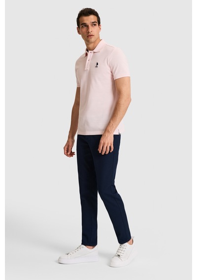 U.s. Polo Assn. Erkek Açık Pembe Tişört Basic 50324998-vr078 Acık Pembe