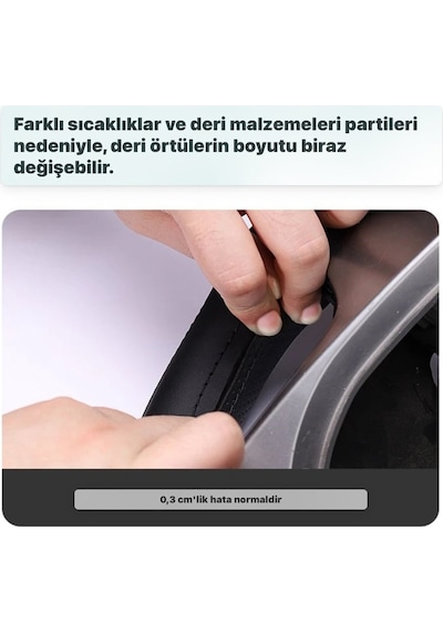 Ford Focus 1 1999-2004 Araca Özel Direksiyon Kılıfı Siyah