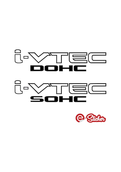 2 Adet Honda I-Vtec Dohc - I-Vtec Sohc Oto Sticker Araba Sticker (356338275)