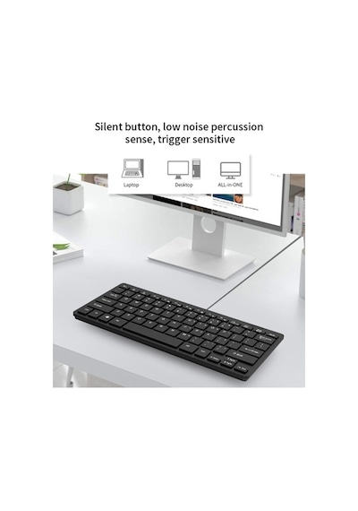 Carrier Mini Klavye 78 Tuşlu Mini Klavye Usb İle Çalışan Kablolu