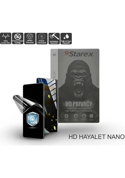 Realme Note 80 Uyumlu Nano Ekran Koruyucu Ultra İnce Hd Hayalet - Starex