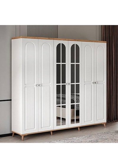 Bohem 6 Kapaklı Komple Mdf Yatak Odası Takımı